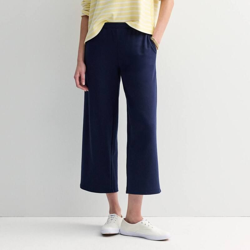 ソノマ レディース ボトムス カジュアルパンツ ワイドレッグ パイル Womensonoma Goods For Life French Terry Wide Leg Pants Midnight M