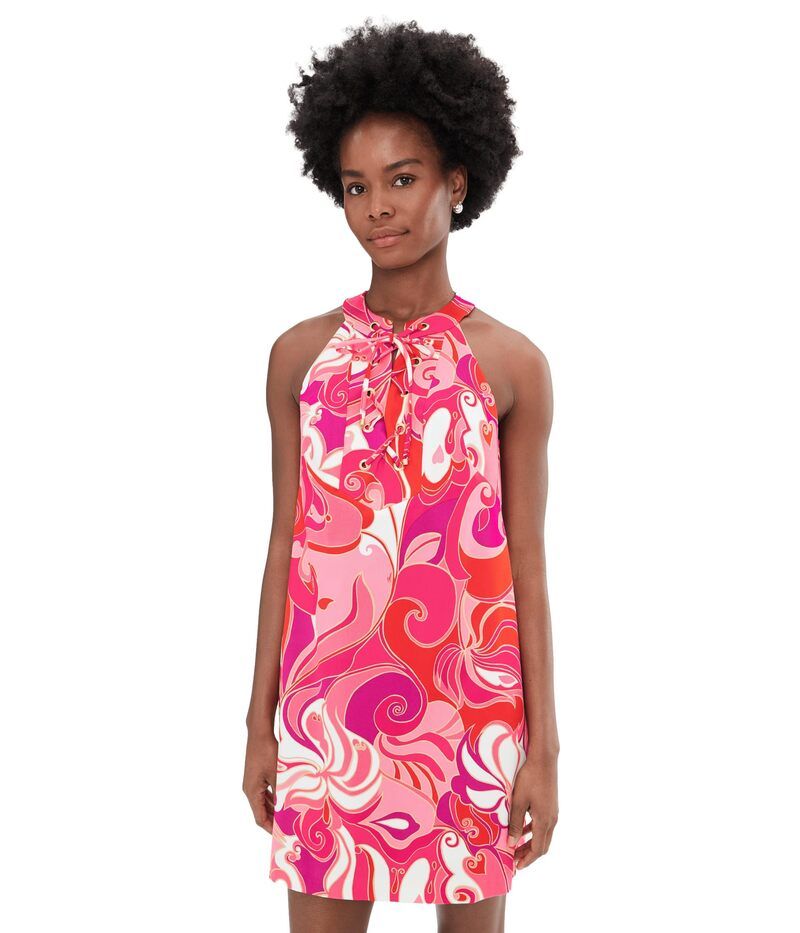 トリーナターク レディース トップス ワンピース キャップ Trina Turk Cappuccia Dress Multi マルチカラー