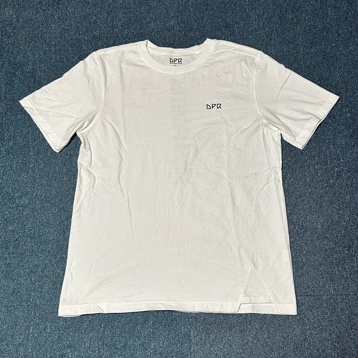 DPR レイヤード ロゴ Tシャツ 白