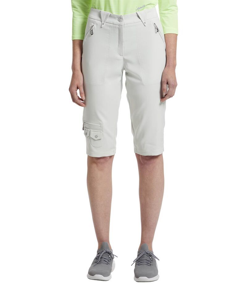 ジャイミーサドック レディース ボトムス ハーフパンツ・ショーツ キャップ Jamie Sadock Elegante 245 Knee Capri Oyster Grey グレー