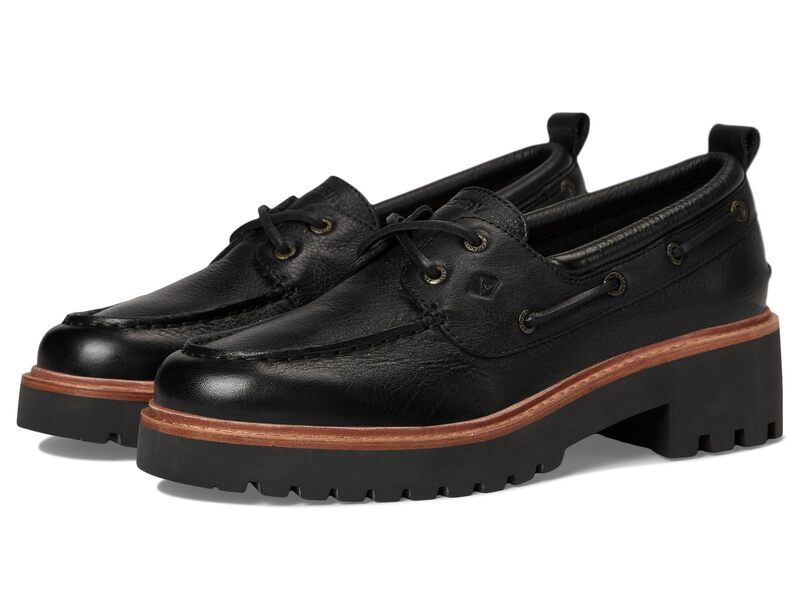 スペリー レディース シューズ Sperry Ao 2 Eye Lug Black ブラック