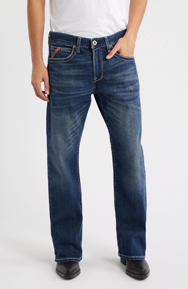 アリアト メンズ ボトムス デニムパンツ リラックスフィット ジーンズ Ariat Adkins M4 Relaxed Fit Jeans Turnout