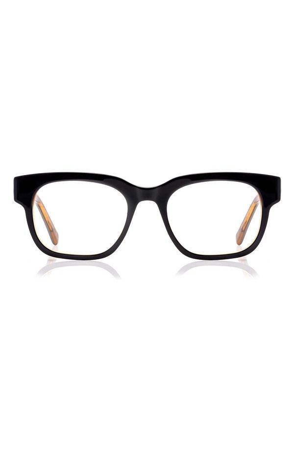 アイブブス レディース アクセサリー サングラス・アイウェア eyebobs Numero Uno 49mm Rectangualreaders Milky Black Grey Amber ブラック