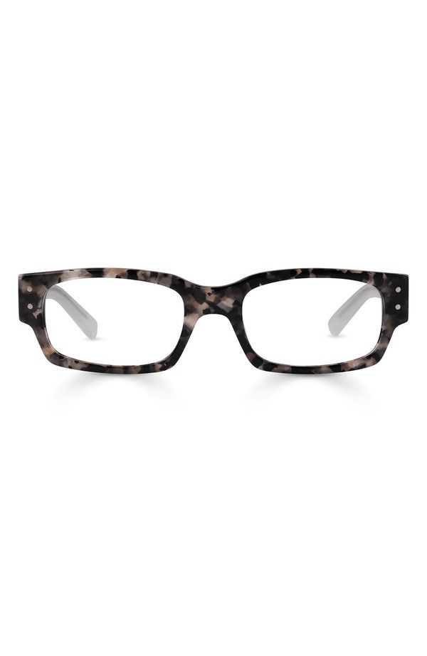 アイブブス レディース アクセサリー サングラス・アイウェア eyebobs Head 49mm Rectangulareadinglasses Pebble And Black Tortoise ブ