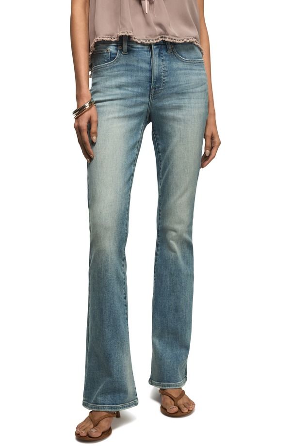 ラッキーブランド レディース ボトムス デニムパンツ ハイウエスト ジーンズ Lucky Brand Stevie High Waist Flare Jeans Here We Go Indigo W