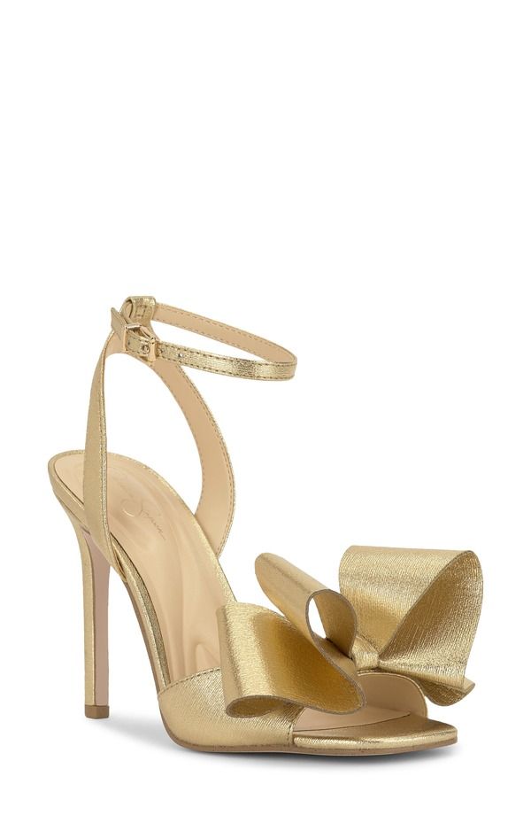 ジェシカシンプソン レディース シューズ サンダル アンクル Jessica Simpson Olivine Ankle Strap Sandal Gold ゴールド