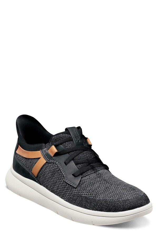 フローシャイム メンズ シューズ スニーカー ニット Florsheim Fleet Knit Elastic Sneaker Black Multi ブラック