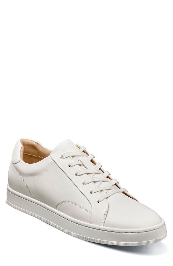 フローシャイム メンズ シューズ スニーカー レース Florsheimonopoli LacetoToe Sneaker Cream クリーム