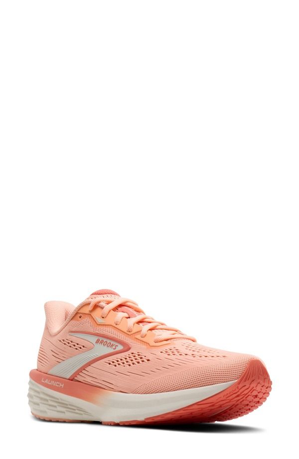 ブルックス レディース シューズ スニーカー Brooks Launch 12 Running Sneaker PeachCoconutPeach Echo ピーチ