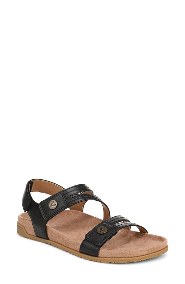 バイオニック レディース シューズ サンダル アンクル Vionic Essie Ankle Strap Sandal Multiple Widths Available Black ブラック