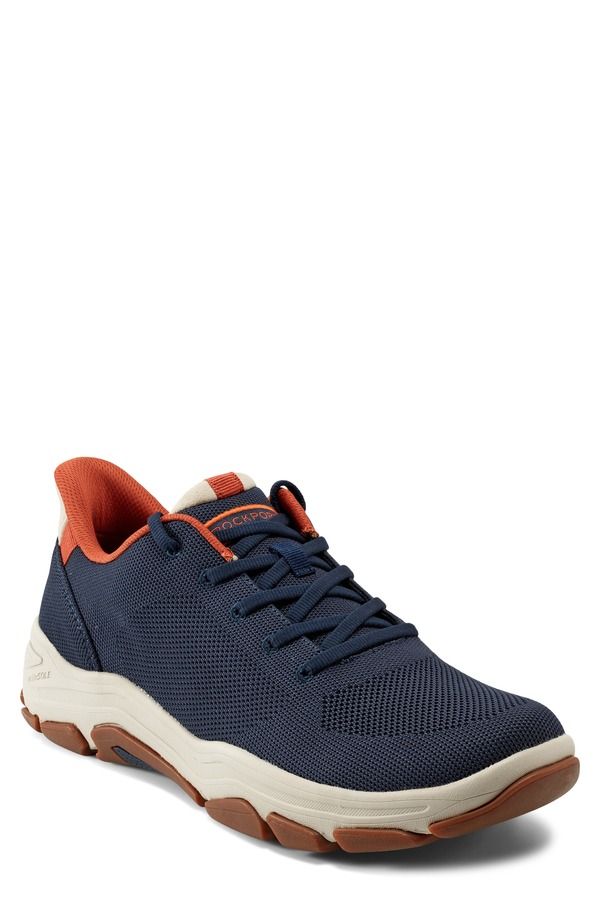 ロックポート メンズ シューズ スニーカー Rockport Rafferty Step Activated Sneaker Dark Blue ブルー