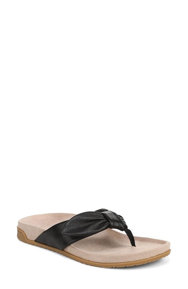 バイオニック レディース シューズ サンダル Vionic Eva Flip Flop Black ブラック