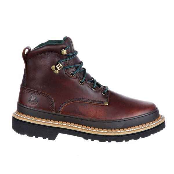 ジョージブーツ メンズ シューズ ブーツ・レインブーツ Tシャツ Georgia Boot Steel Toe 6 Work Boot Soggy Brown ブラウン
