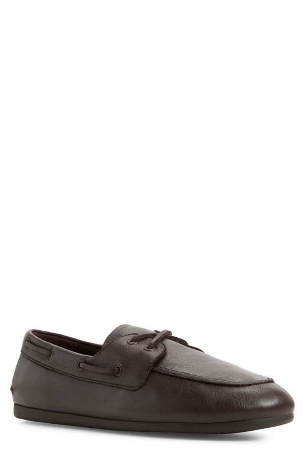 スペリー メンズ シューズ スリッポン・ローファー Sperry Slim 2Eye Boat Shoe Dark Brown ブラウン