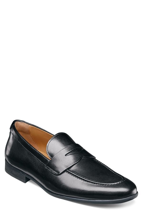 フローシャイム メンズ シューズ ローファー Florsheimodena Moc Toe Penny Loafer Black ブラック
