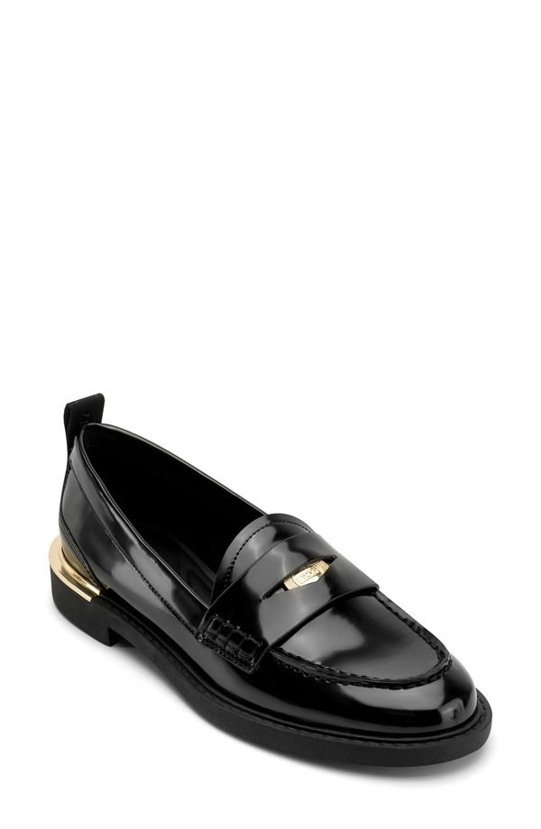 ダナ キャラン ニューヨーク レディース シューズ スリッポン・ローファー DKNY Raeya Penny Loafer Black ブラック