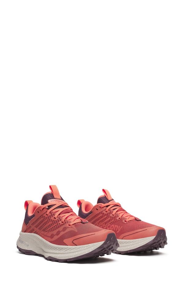サッカニー レディース シューズ スニーカー Saucony Ride TR2 Trail Running Shoe Brick Wine ワイン