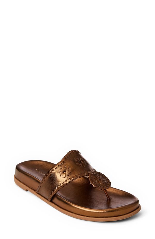 ジャックロジャース レディース シューズ サンダル Jack Rogers Jacksport Flip Flop Bronze