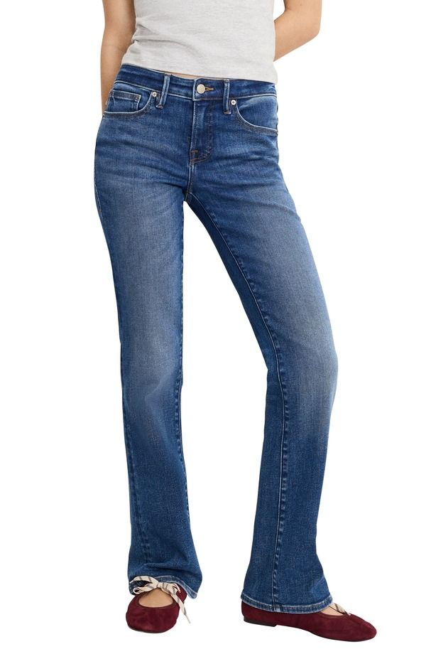 グッドアメリカン レディース シューズ ブーツ・レインブーツカット ローライズ ジーンズ Good American Low Rise Slim Bootcut Jeans Indigo1218