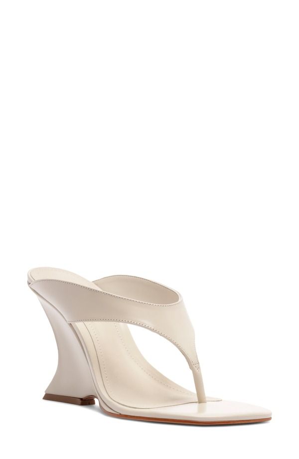 シュッツ レディース シューズ ヒール サンダル Schutz Maya Wedge Sandal Sugar White ホワイト