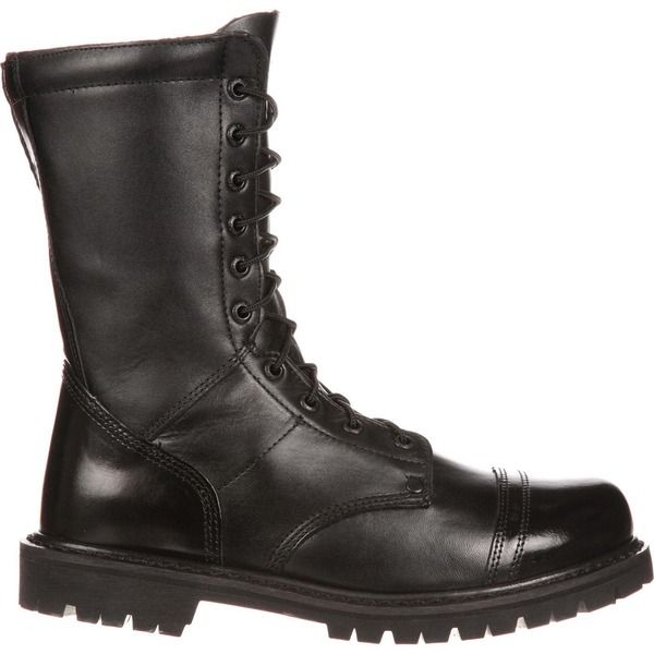 ロッキー メンズ シューズ ブーツ・レインブーツ Rocky Side Zipper Jump Boot Black ブラック