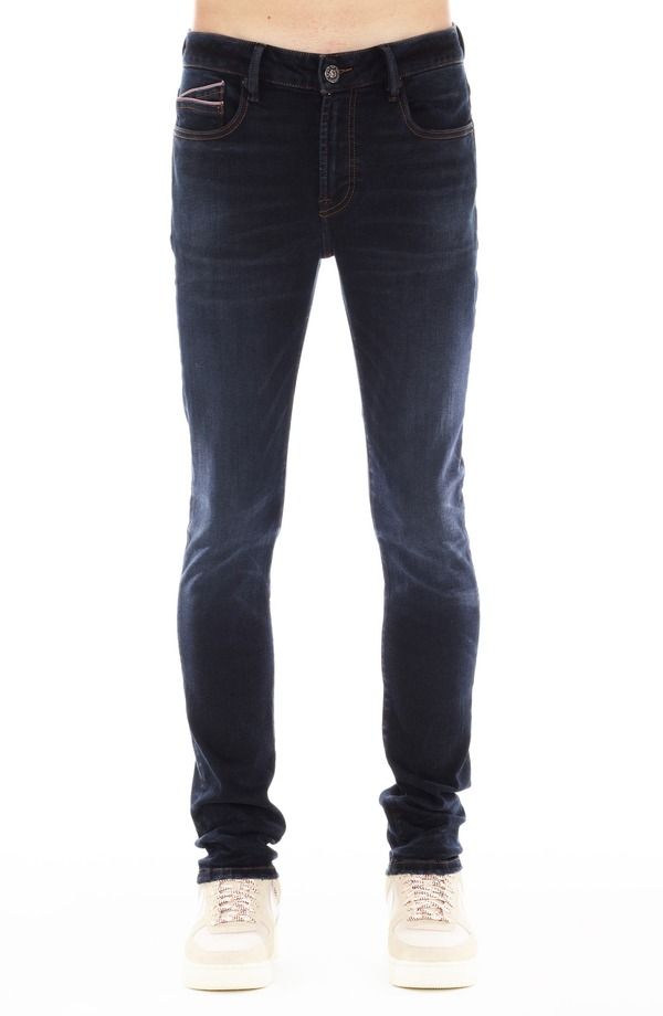 カルト オブ インディビジュアリティ メンズ ボトムス デニムパンツ ジーンズ Cult of Individuality Punk Super Skinny Jeans Noir