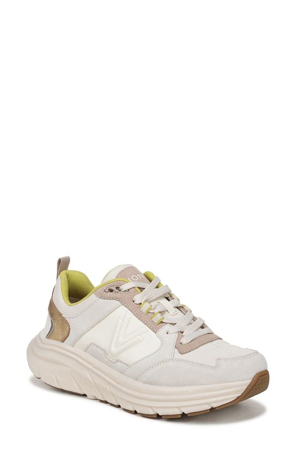 バイオニック レディース シューズ スニーカー Vionic Walk Max Skyline Sneaker Ivory Gold アイボリー