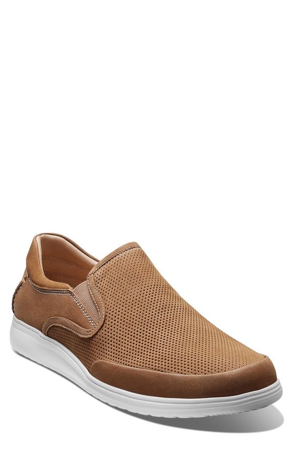 サミュエルフドバード メンズ シューズ スニーカー Samuel Hubbard Featherlight Olema SlipOn Sneaker Nutmeg Nubuck
