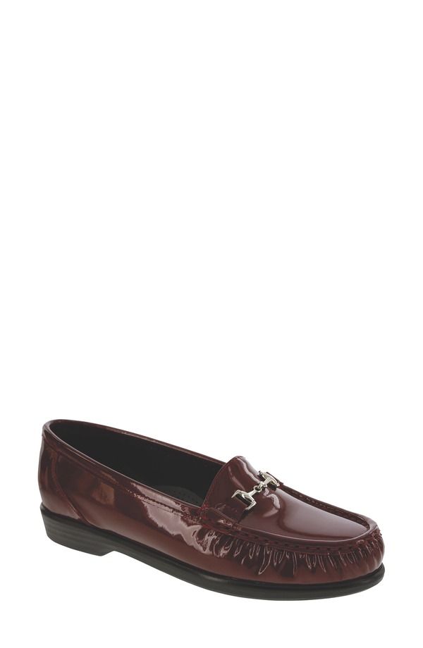 サス レディース シューズ スリッポン・ローファー トール SAS Metro Metallic Loafer Garnet メタリック
