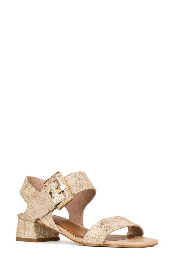 ドナルドプリネール レディース シューズ ヒール プリント サンダル Donald Pliner Snakeskin Print Sandal Camel キャメル