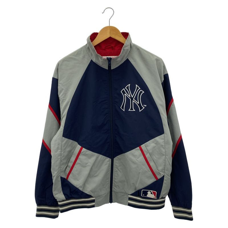 【中古】Supreme×New York Yankees 21AW Track Jacket サイズM マルチカラー シュプリーム ネイビー[19]