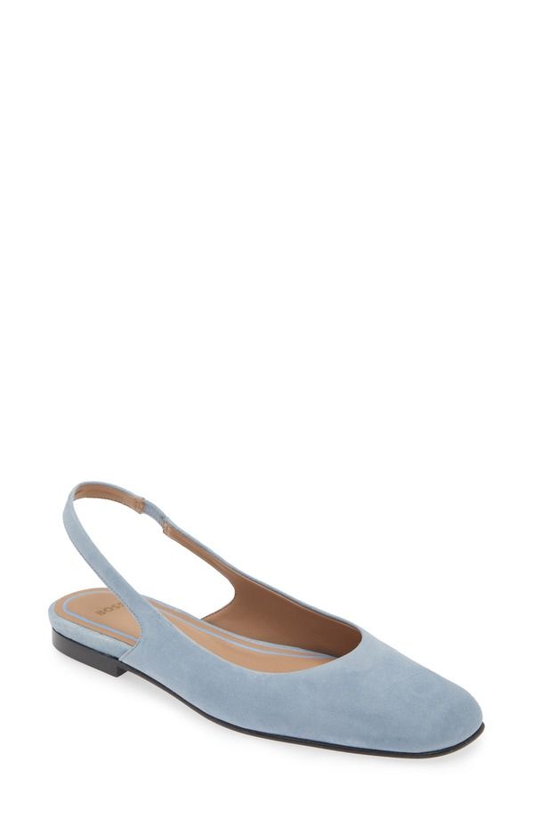 ボス レディース シューズ パンプス BOSS Rose Slingback Flat Medium Grey グレー