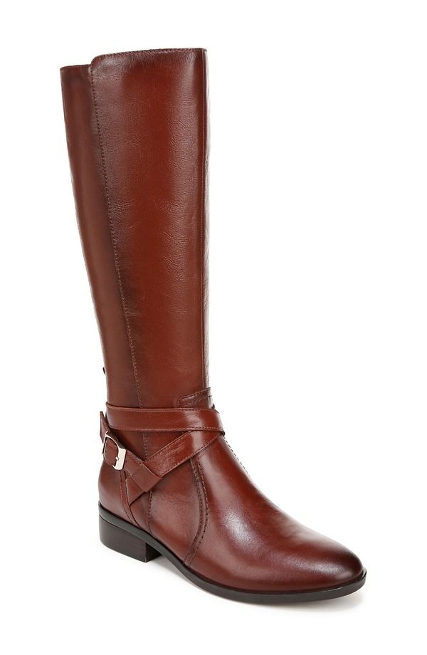 ナチュライザー レディース シューズ ブーツ・レインブーツ Naturalizerena Knee High Boot Deep Saddle Brown ブラウン