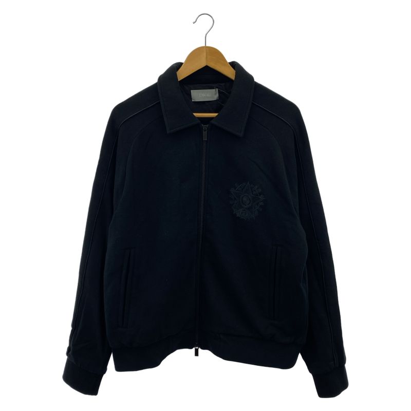 【中古】Dior homme 22AW 刺繍スウェットジャケット サイズXL ブラック 243J432A0802 ディオールオム[19]