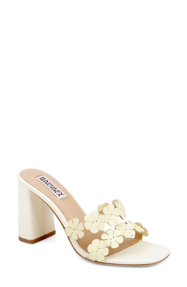 バッドグレイミッシカ レディース シューズ ヒール サンダル Badgley Mischka Collection Webster Slide Sandalime Leather ライム