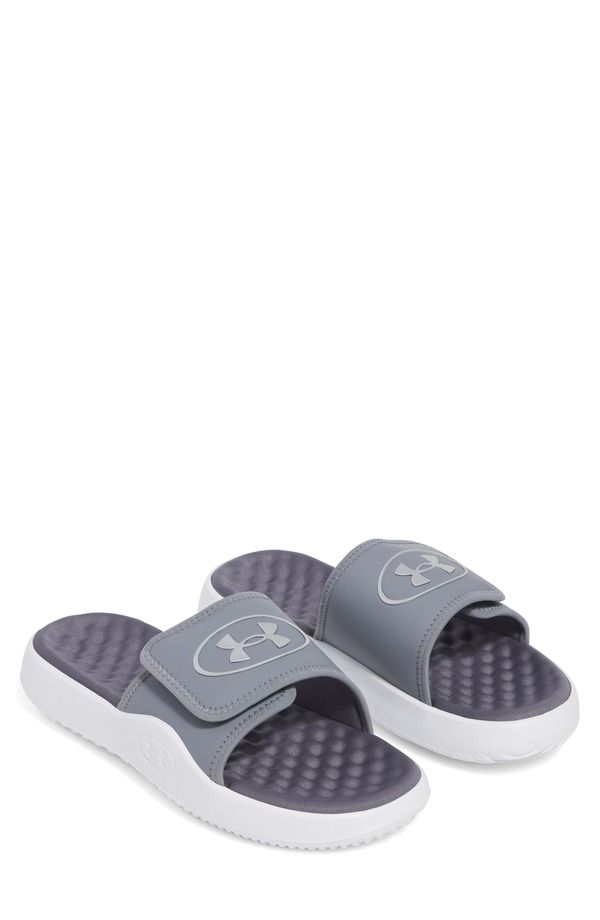 アンダーアーマー メンズ シューズ サンダル Under Armour Ignite Pro 8 Slide Sandal 024 Titan Gray グレー