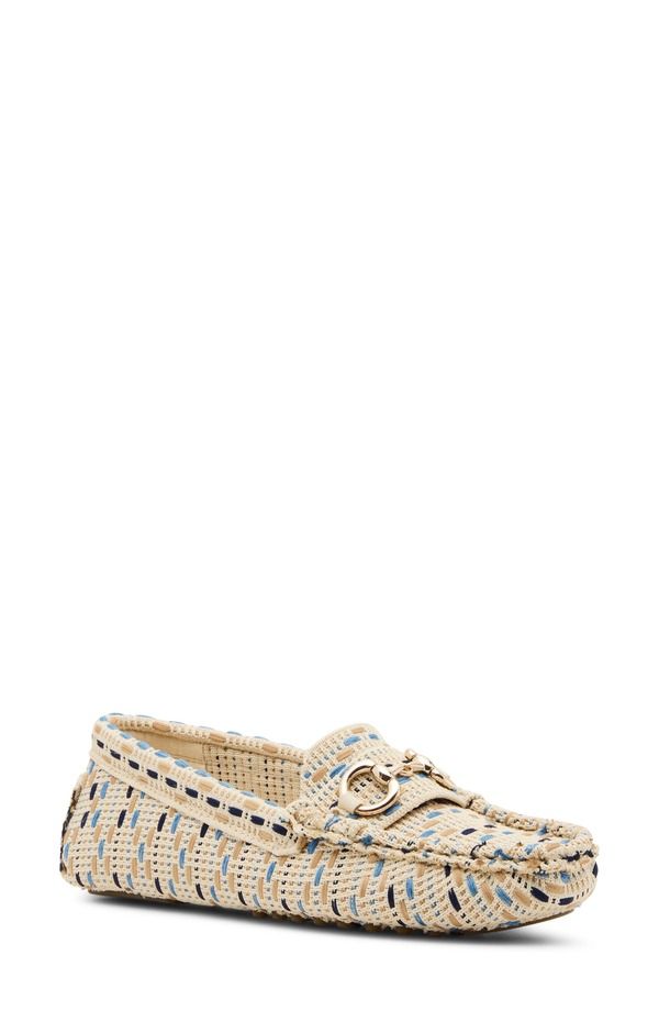 アンクライン レディース シューズ スリッポン・ローファー Anne Klein Chrystie Bit Loafer Taupe Multi トープ