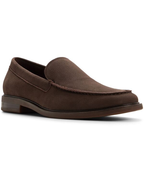 【送料無料】 アルド メンズ スリッポン・ローファー シューズ Mens Alfonso SlipOn Leather Loafers Dark Brown