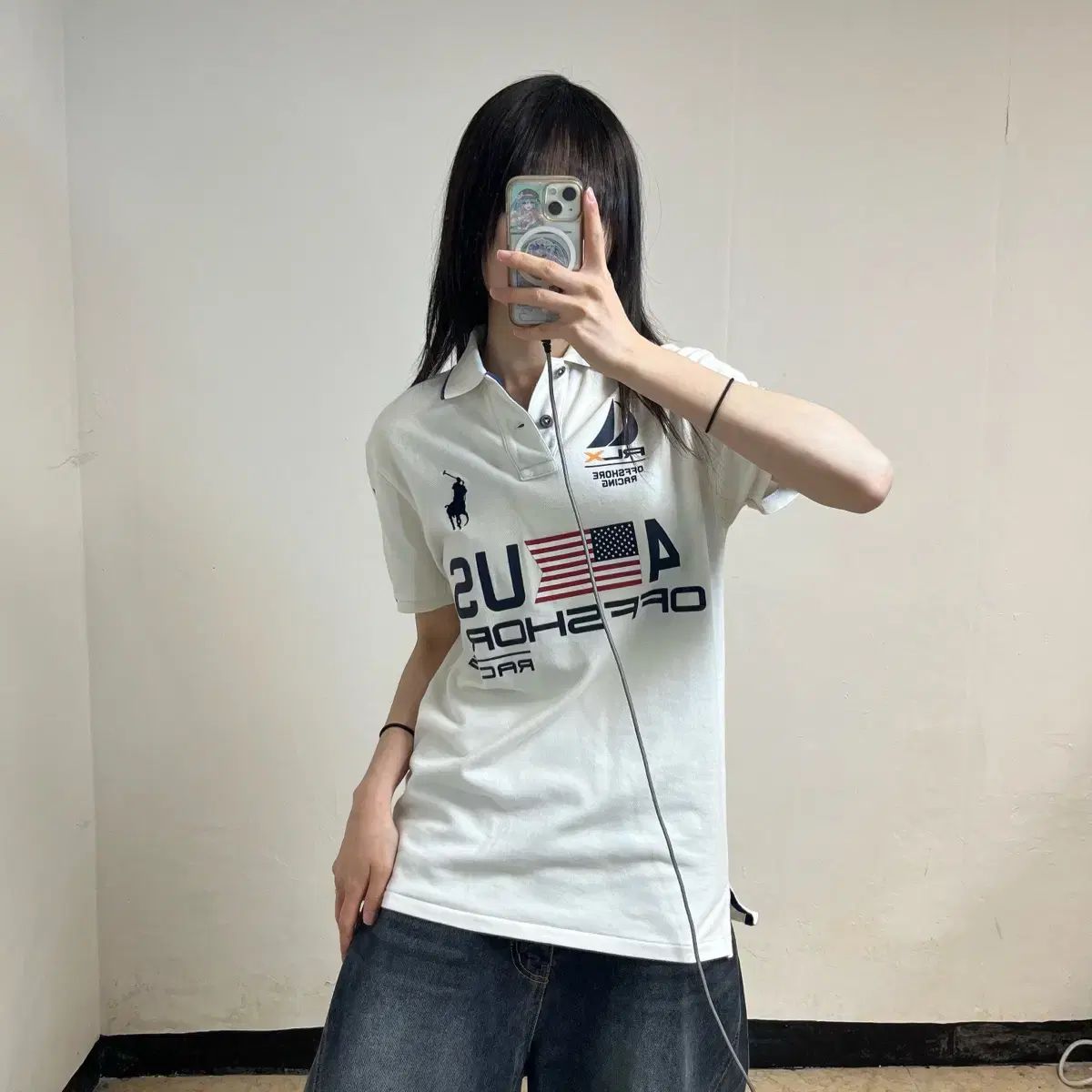 ポロ ビックポニー RLX レーシング カラーTシャツ