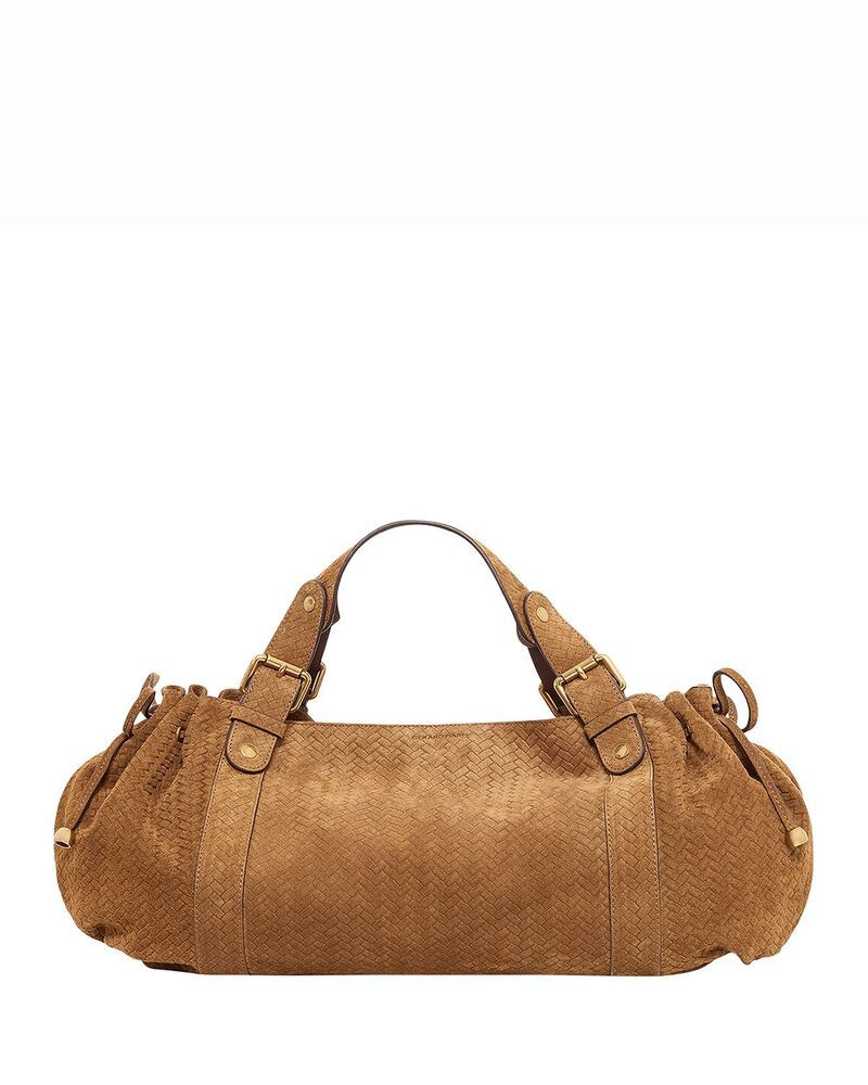 ジェラルド・ダレル レディース バッグ スエード Gerardarel 24H Suede Handbag Amber アンバー