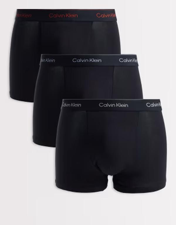 カルバンクライン メンズ アンダーウェア トランクス コットン ロゴ Calvin Klein Icon Cotton Stretch 3 pack relaxed boxer briefs with