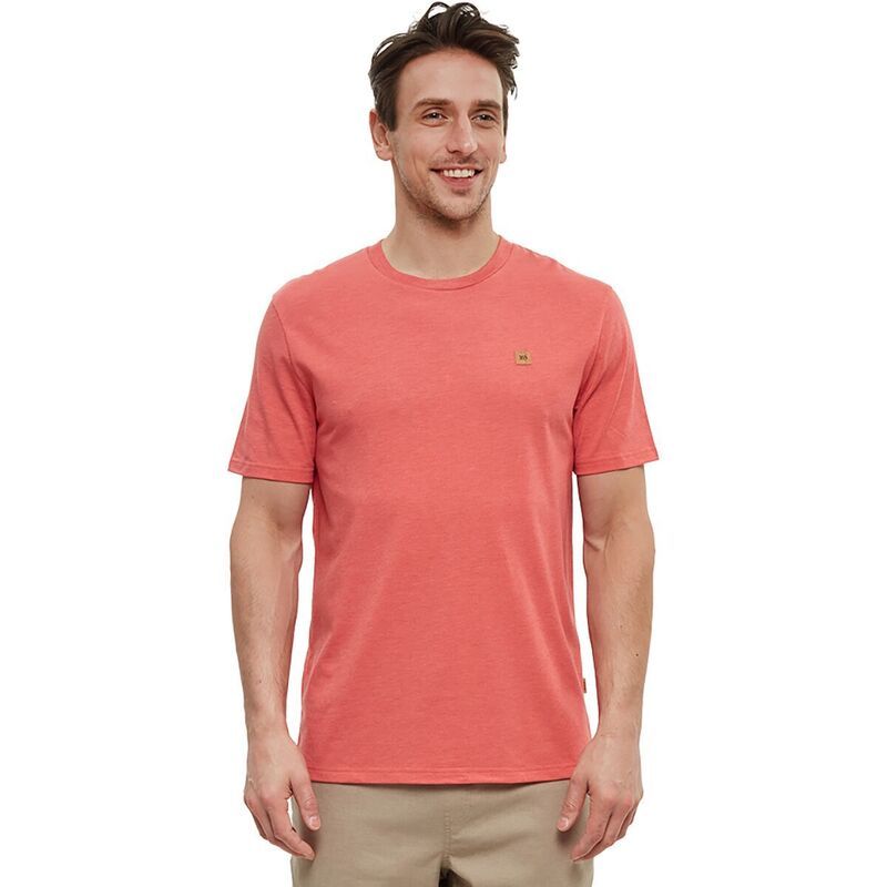 テンツリー メンズ トップス Tシャツ Tentree Baker TShirt Mens Deep Coral Heather ヘザー