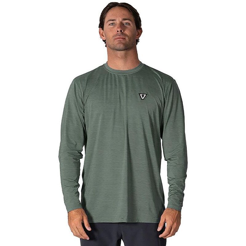 ヴィスラ メンズ トップス Tシャツ 長袖 Vissla Twisted Eco LongSleeve Shirt Mens Army Heather ヘザー