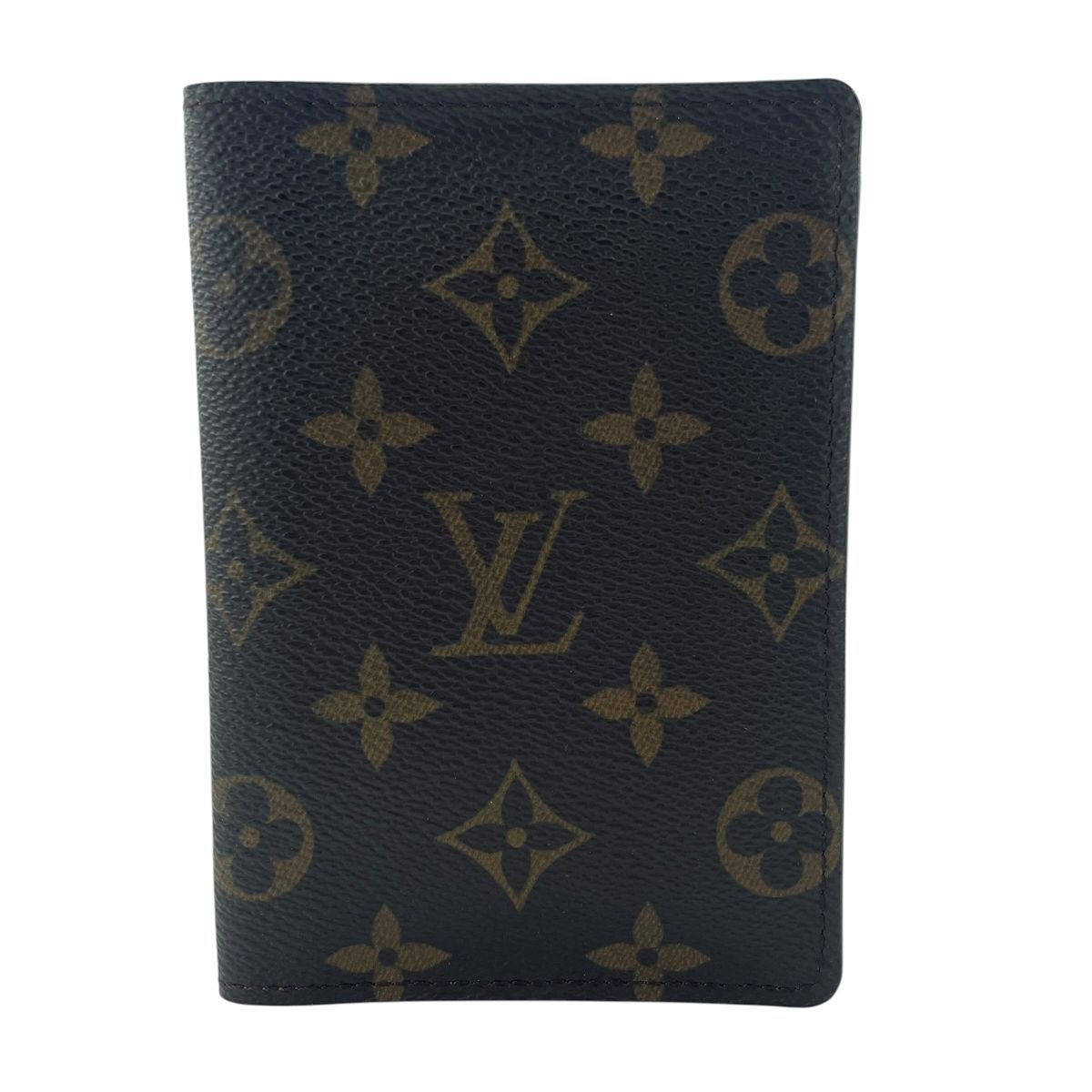 【中古】LOUIS VUITTON ルイ・ヴィトン クーヴェルテュール･パスポール M64502 モノグラム･キャンバス ブラウン パスポートカバー 26015811 RD