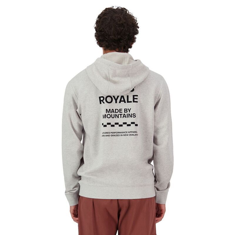 モンスロイヤル メンズ アウター パーカー・スウェット Mons Royale Inversion Merino Hoodie Mens Light Grey Heather グレー