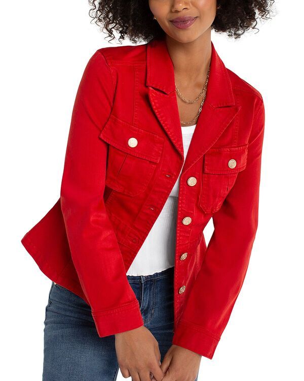 リヴァプール ロサンゼルス レディース アウター ジャケット・ブルゾン Liverpoolos Angeles Peplum Jacket Red レッド