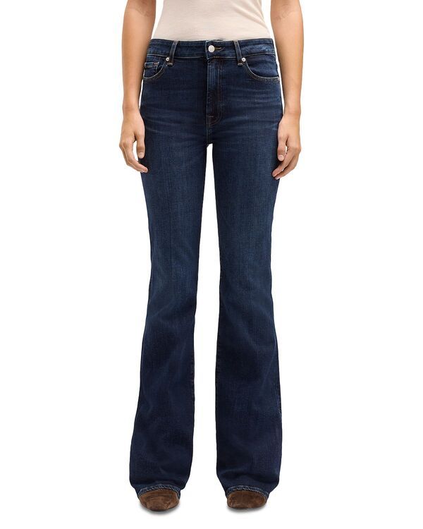 セブンフォーオールマンカインド レディース ボトムス デニムパンツ ブーツカット ブーツ ジーンズ 7 For All Mankind The Leggy Bootcut Jeans in Midni
