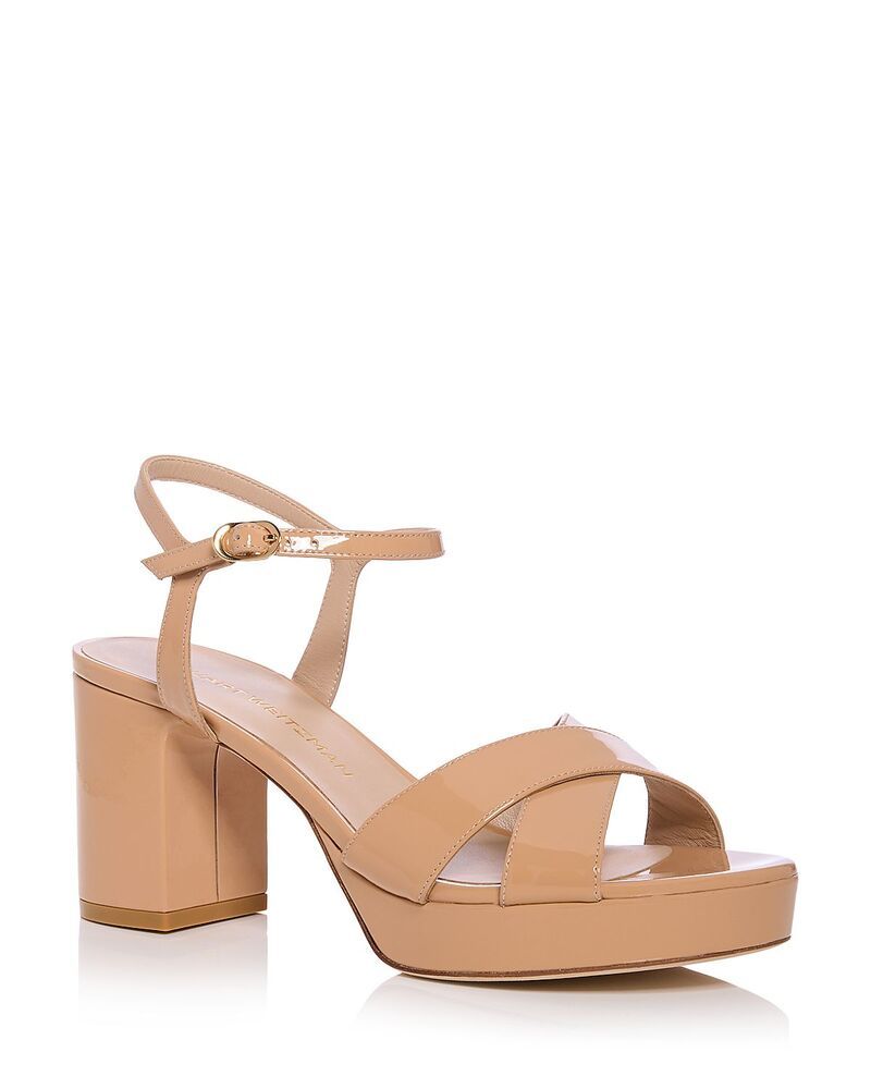スチュアート ワイツマン レディース シューズ サンダル プラットフォーム Stuart Weitzman Womens Dayna 80 Platform Sandals Adobe