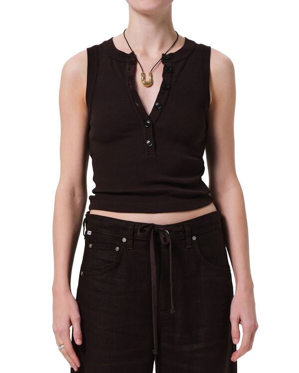 シチズンズ オブ ヒューマニティ レディース トップス タンクトップ Citizens of Humanity Caralyn Tank Top Chocolate チョコレート