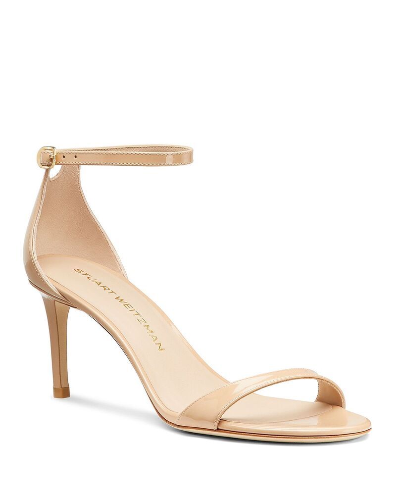 スチュアート ワイツマン レディース シューズ サンダル レザー Stuart Weitzmanudist II 75 Patent Leather Sandals Adobe